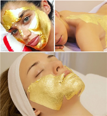 Altın Yapraklı Kağıt, Cilt Bakımı İçin İyi Bir Üründür, Lüks Dekorasyon Projesi.